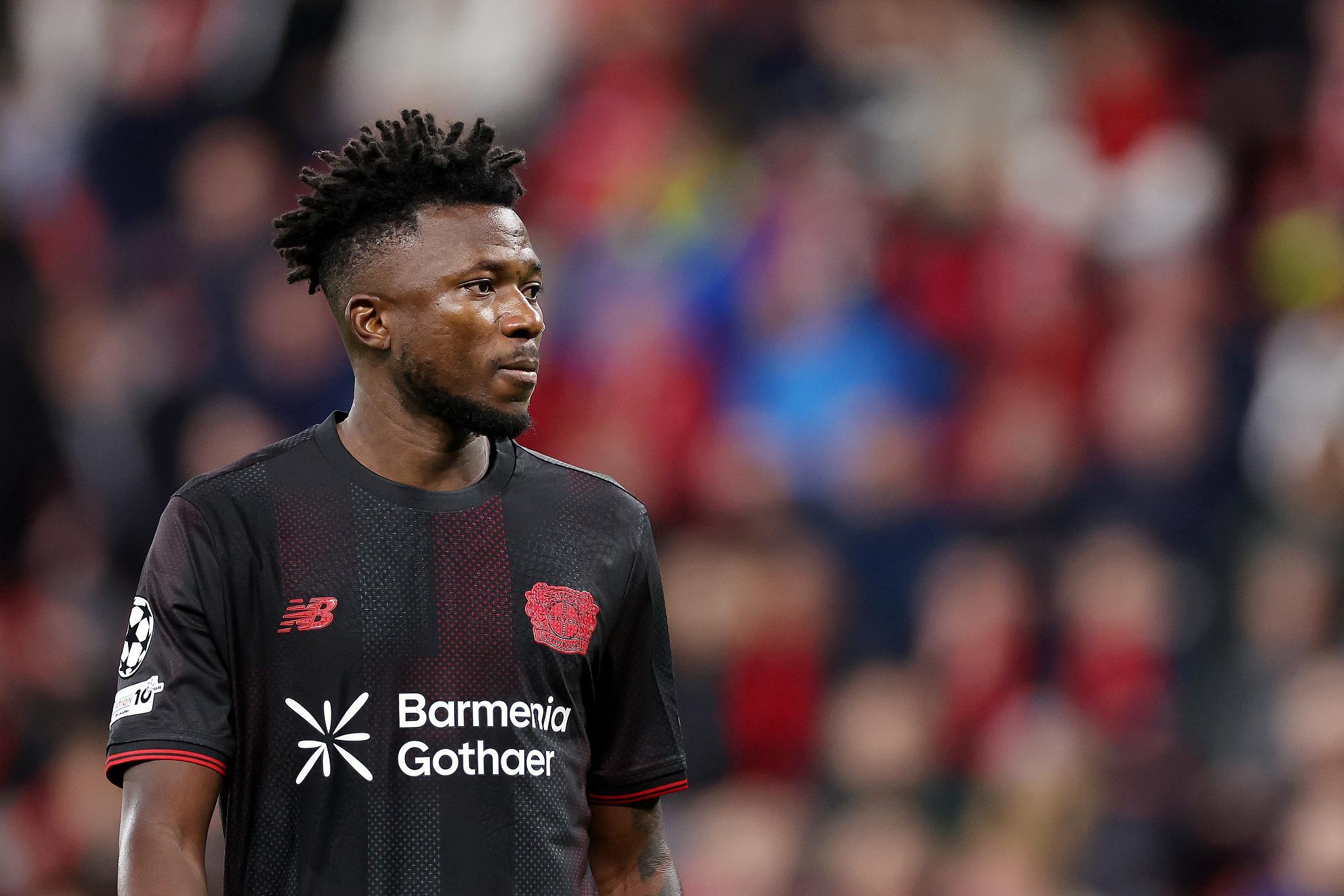 博鱼网站-非洲杯受伤：塔普索巴将缺阵勒沃库森数周